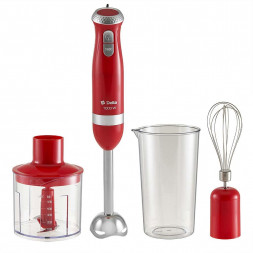 DELTA DL-7064B цвет: красный 1000 Вт, ТУРБО, стакан,венчик,измельчитель(8)