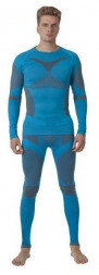 Термобелье WHITE OWL Термобелье мужское - фуфайка и кальсоны White Owl A1-3396, размер M/L, синий с серым