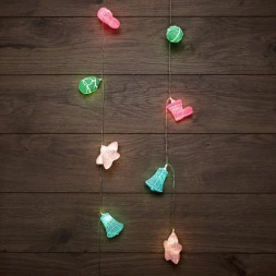 Гирлянда NEON-NIGHT (303-081) ГИРЛЯНДА &quot;НОВЫЙ ГОД&quot; 1,5 М, ПР-Й ПВХ, 10 LED, ТЕПЛЫЙ БЕЛЫЙ