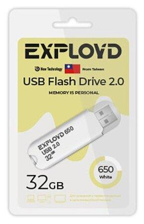 USB флэш-накопитель EXPLOYD EX-32GB-650-White
