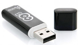 USB флеш SMARTBUY (SB8GBGS-K) 8GB GLOSSY SERIES BLACK