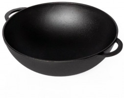 Сковорода ГАРДАРИКА 1026 чугунная с 2-мя ручками (Wok) д.26см