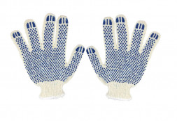 Перчатки NOVA BRIGHT х/б с ПВХ 7,5 класс 47921