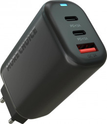 СЗУ MORE CHOICE (4610196409660) NC79a СЗУ 1USB+2Type-C 3.0A PD 65W быстрая зарядка для Type-C Type-C 100W 2м Black