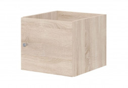 Элемент для стеллажа POLINI Элемент встраиваемый с 1 дверью для стеллажа Polini Home Smart, дуб (1кор)