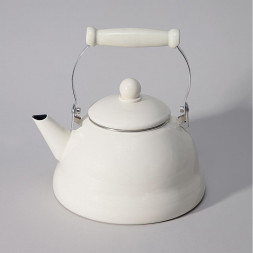 Чайник AGNESS 934-592 CHARM эмал. 3,0л молочный (индукц)