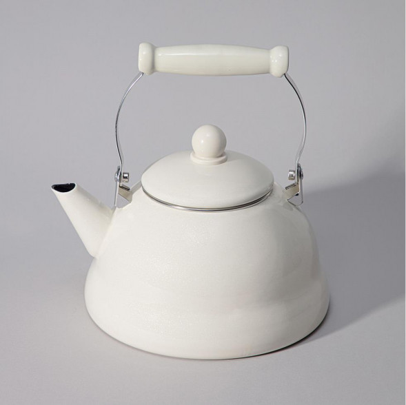 Чайник AGNESS 934-592 CHARM эмал. 3,0л молочный (индукц)