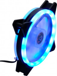 Вентилятор GEMBIRD (22724) 120x120x25, подсветка, синий