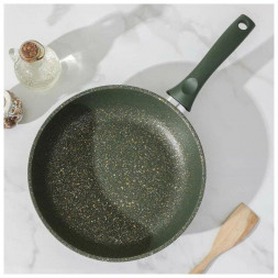 Сковорода KUKMARA 260tsml а/пр литая 26см Trendy style malachite
