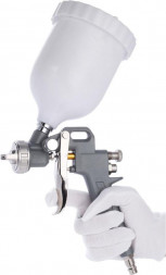 Краскопульт пневматический ZITREK ZKSG600P (600 мл, пластик) с верхним бачком 018-1082