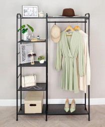 Гардеробная система ЗМИ Гардеробная система Валенсия 1 (VALENCIA 1 clothes rack) (Черный) ГСВ1 Ч