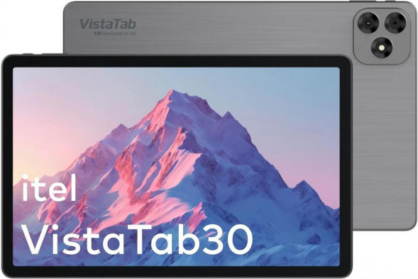 ITEL 10.95&quot; Планшет VistaTab 30 SM-X816B 4/128 GB T606 4G, 1920 x 1200, Android 14, серый