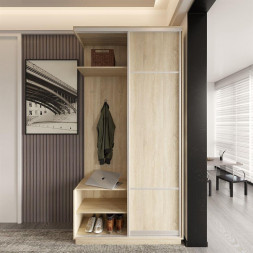 Прихожая НК-МЕБЕЛЬ FIX Прихожая-купе (03L.8) Дуб Сонома 98609600