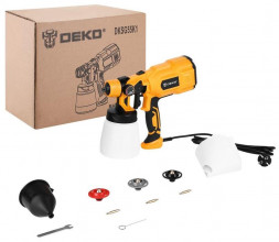 Краскопульт электрический DEKO DKSG55K1 HVLP (550W, 800 мл) 018-1043