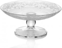 Блюдо &quot;Лейси&quot; 96136 на ножке 1шт. PASABAHCE 96136SLB