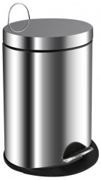 Хозяйственные товары САНАКС 205 Ведро из нержавеющей стали с педалью овальное 5 л