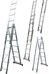 Лестницы, стремянки LWI 3х14 Лестница трёхсекционная
