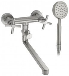 Смеситель для ванны MAGNUS 9230 Смеситель в ванную длинный нос, металлокерамика из нержавеющей стали марка 304