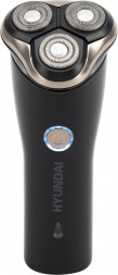 Бритвы HYUNDAI H-SH8090 реж.эл.:3 питан.:аккум. черный/золотистый
