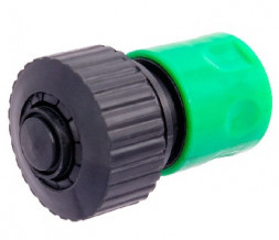 Система полива PARK HL030 соединитель с аквастопом 3/4" в пакете (002724) (5)/(330083)(10)