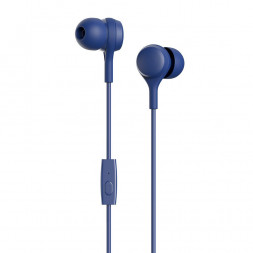 Гарнитура OLMIO &quot;BUDZ&quot; 3.5мм, синий (42475)