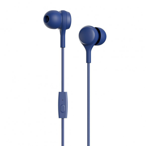 Гарнитура OLMIO &quot;BUDZ&quot; 3.5мм, синий (42475)