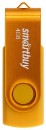Флэш-напокитель SMARTBUY (SB004GB2TWY) UFD 2.0 004GB Twist Yellow