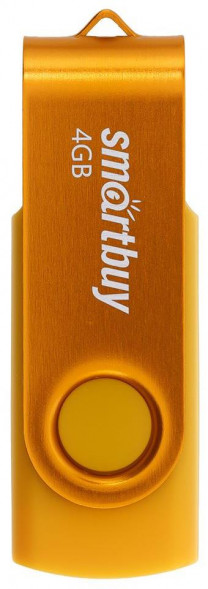 Флэш-напокитель SMARTBUY (SB004GB2TWY) UFD 2.0 004GB Twist Yellow