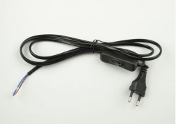 Сетевой шнур с вилкой и выключателем UNIEL (UL-00004432) UCX-C11/02A-170 BLACK