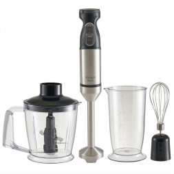 DELTA LUX DE-7011B цвет черный 1500Вт, ТУРБО ,измельчитель,стакан,венчик (8)