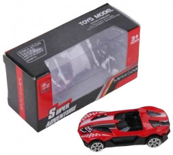 Игрушка NO NAME Машинка инерционная металл. 10,5х4х5 см &quot;СМЕЛЫЙ ГОНЩИК-1&quot; (12 видов микс,в коробке) 1643146 156551