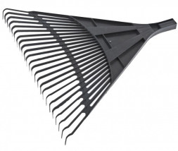 Грабли СИБРТЕХ Грабли веерные пластиковые, 600 мм, 24 плоских зуба, без черенка 61708