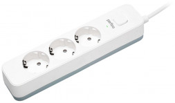 сетевой фильтр PERFEO (PF_C3951) POWER STREAM - 3 роз - 3,0 м - белый