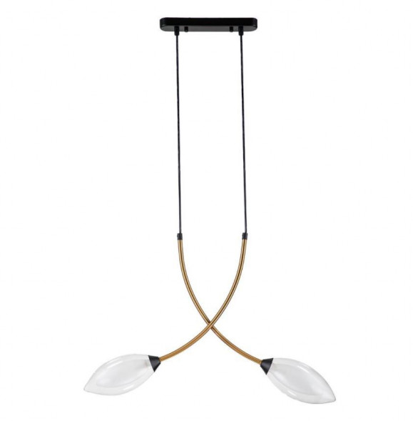 Люстра потолочная INDIGO 13001/2P Black (V000140)