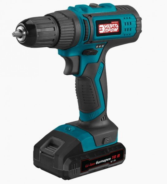 Дрель шуруповёрт ЭНЕРГОПРОМ HOME MASTER ДА-18/2 LI Дрель шуруповёрт аккумуляторная 00-00010877