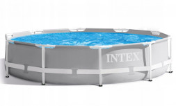 Бассейн каркасный INTEX Бассейн каркасный Prism Frame, 457 х 107 см, фильтр-насос, лестница, тент, подстилка, 26724NP