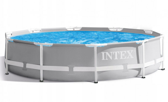 Бассейн каркасный INTEX Бассейн каркасный Prism Frame, 457 х 107 см, фильтр-насос, лестница, тент, подстилка, 26724NP