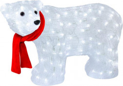 НГ-фигурка NEON-NIGHT (513-267) Акриловая светодиодная фигура Мишка, 60 см, 200 светодиодов