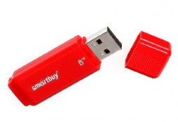 USB флеш SMARTBUY (SB8GBDK-R) 8GB DOCK RED