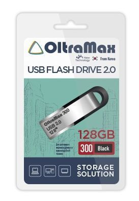 USB флэш-накопитель OLTRAMAX OM-128GB-300-Black