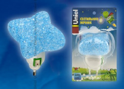 Ночник UNIEL (10334) DTL-309 ЗВЕЗДОЧКА голубой