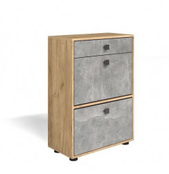 Обувница БИТЕЛ ПРИХОЖАЯ МИНИ ОБУВНИЦА МЛ-7 (ДУБ ЗОЛОТОЙ КРАФТ/АТЕЛЬЕ СВЕТЛОЕ)