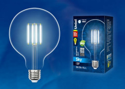 G (Лампы-глобы) UNIEL (UL-00004859) LED-G125-10W/NW/E27/CL PLS02WH