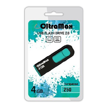 USB флэш-накопитель OLTRAMAX OM-4GB-250-бирюзовый