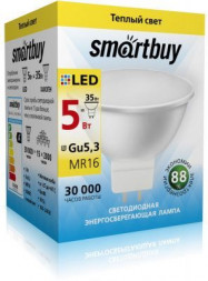 Лампочка SMARTBUY (SBL-GU5_3-05-30K-N) 5W/3000K/GU5.3