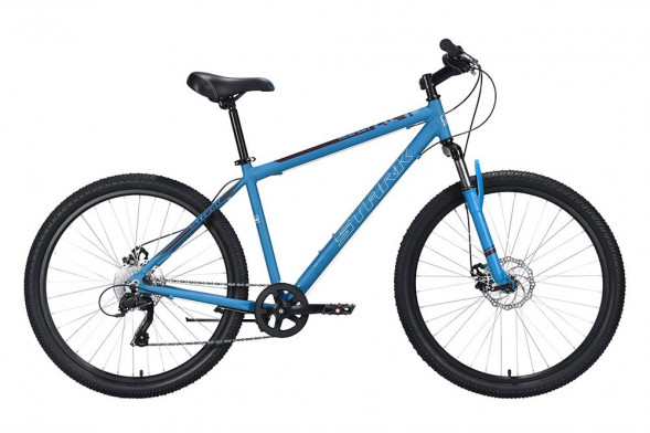 Велосипед STARK Respect 26.1 D Microshift синий/черный 18&quot; HQ-0010206