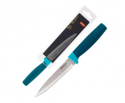 Нож MALLONY Нож с рукояткой софт-тач VELUTTO MAL-03VEL универсальный, 12,7 см (005526)