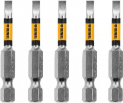 Набор бит DENZEL Набор бит, SL5/32&quot;x2&quot;, 5 шт. 7711311