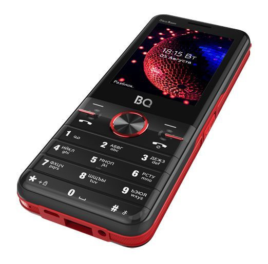 Мобильный телефон BQ-2842 Disco Boom Black+Red
