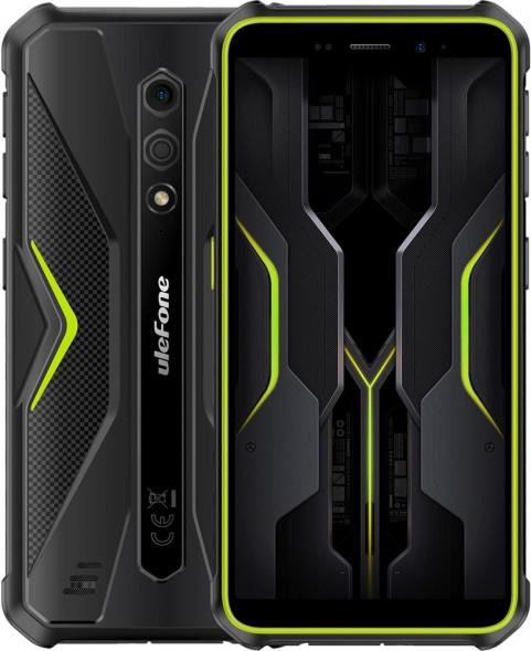 ULEFONE Смартфон Armor X12 Pro 4+64GB Green/5.45 HD+/IPS/MTK G36/And13/13MP/8MP/IP69K/4860mAh